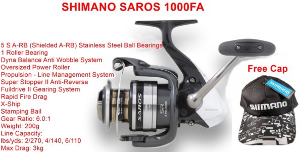Shimano Saros 1000FA – Searock Adventures